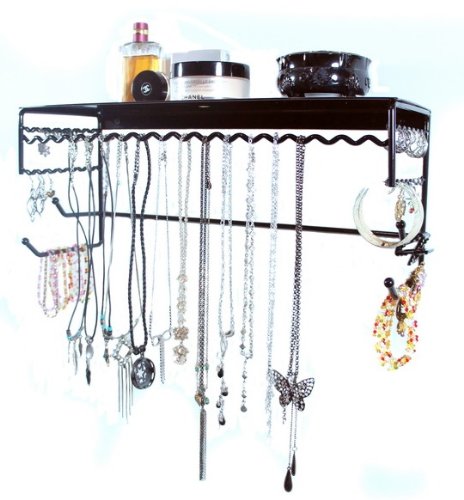 Black 17 Wall Mount Jewelry