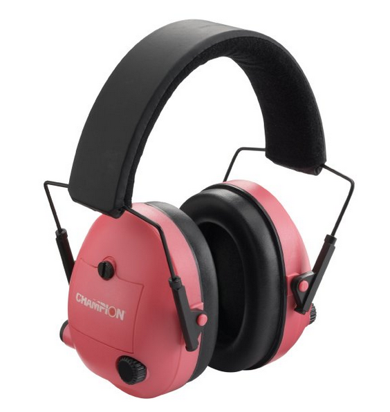 Champion Pink Electronic Ear Muffs