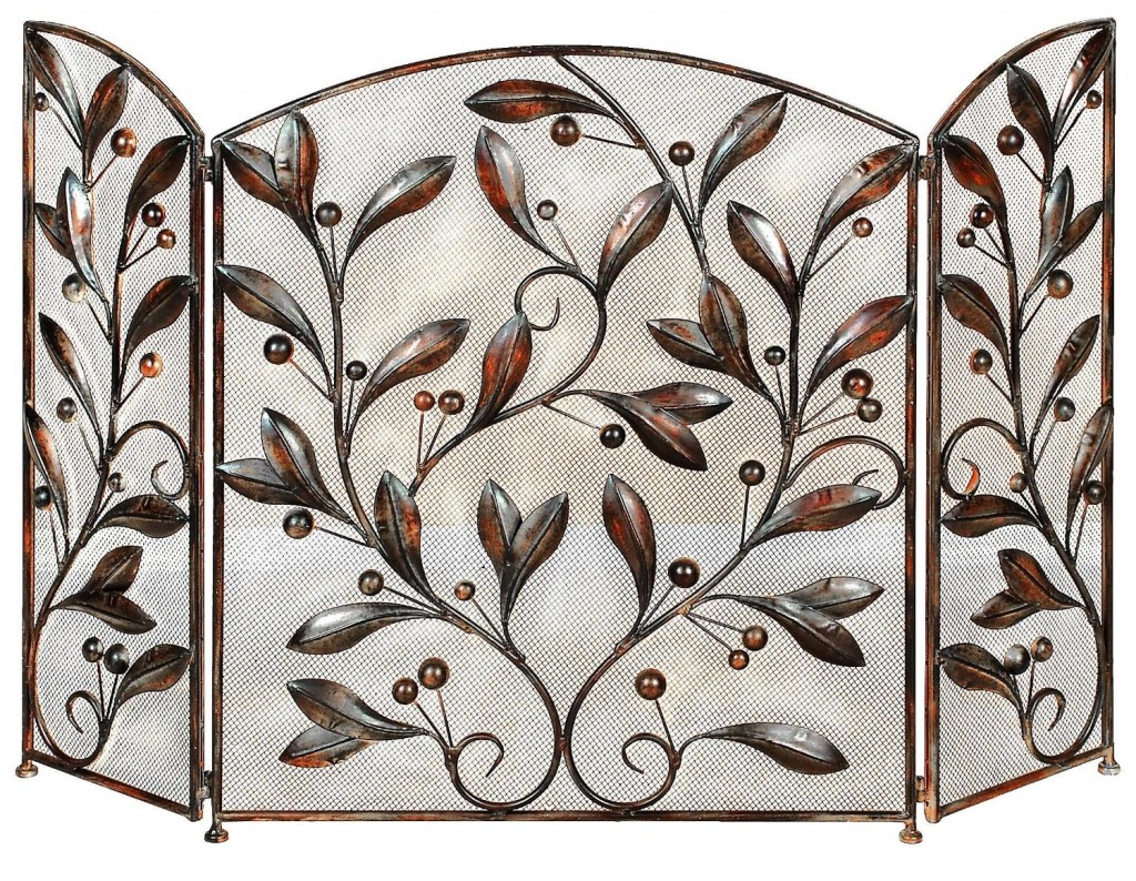 Deco 79 Metal Fire Screen