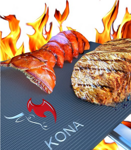 Kona® BEST BBQ GRILL MAT - Set of 2 Mats