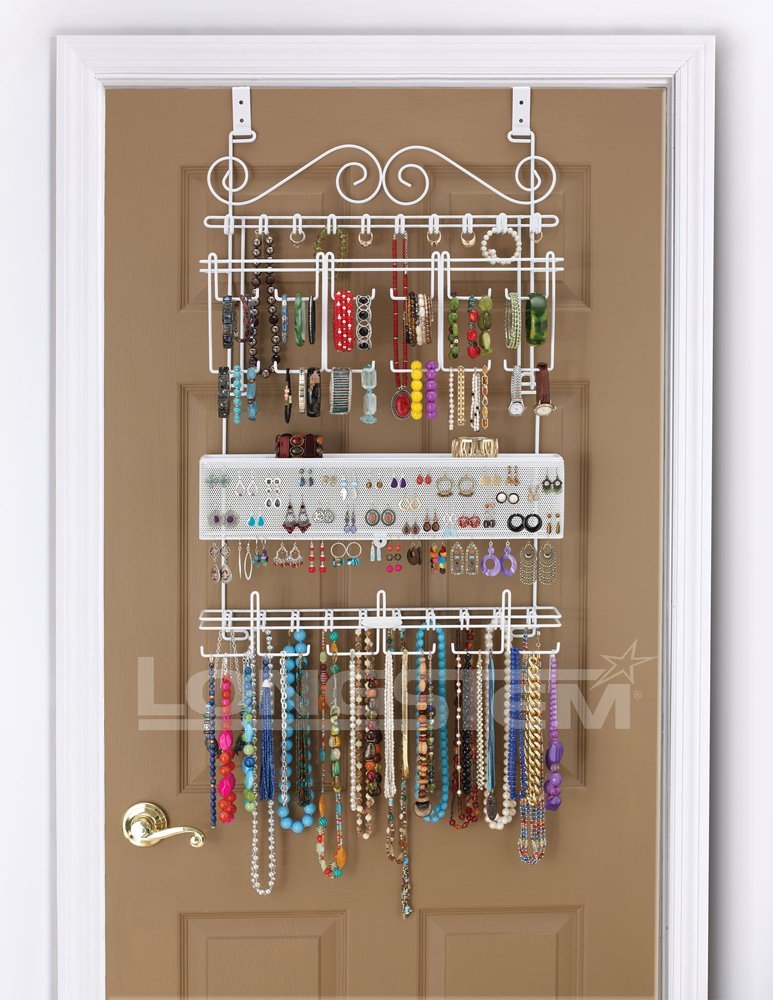 Overdoor Wall Jewelry Organizer