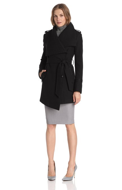 Sam Edelman Women's Kat Wool Wrap Coat