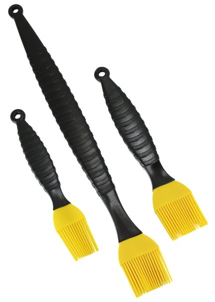 Set of 3 Silicone Basting Brushes