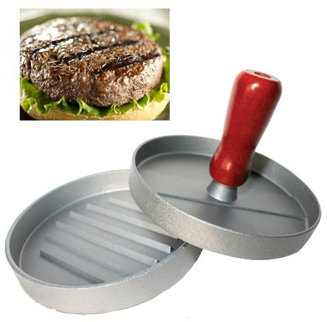 Aluminum Burger Press - More Durable Than Cheap Plastic Burger Makers