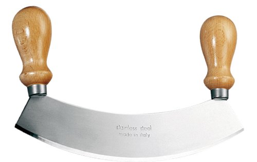 Stainless Steel Rocking Mezzaluna Knife