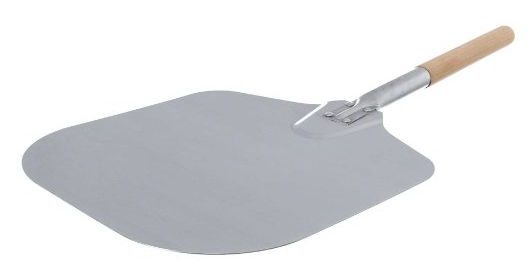 Update International APP-1226 Aluminum Pizza Peels with Wood Handle