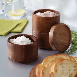 Wood Salt Box - Beautiful and functional addition to any kitchen