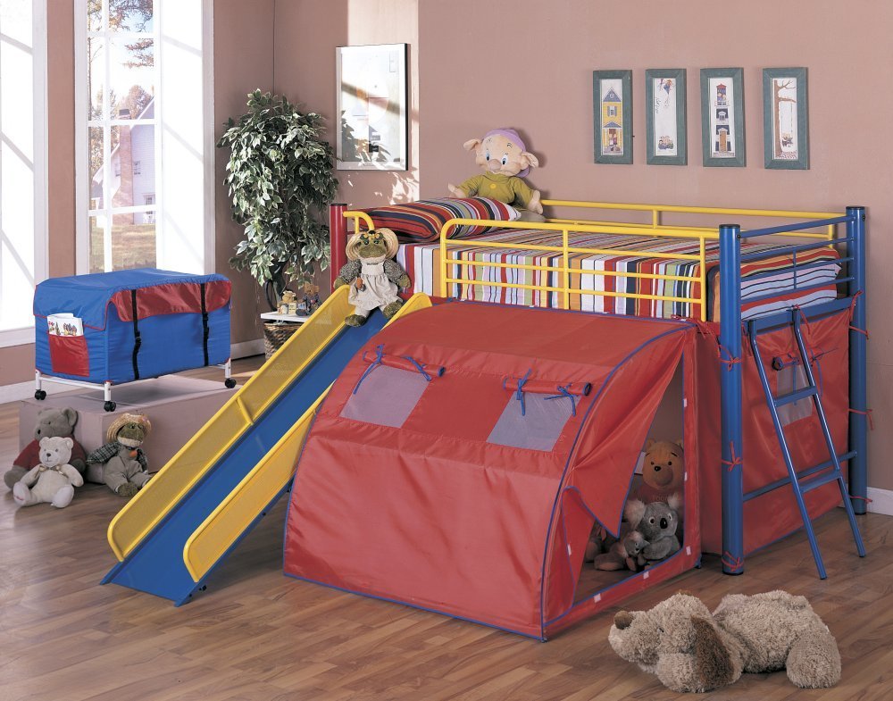 5 Best Tent Loft Bed With Slide Fun and creative bed for your child Tool Box