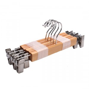 Wood Skirt Hangers - Give your closet the organization and space that you need