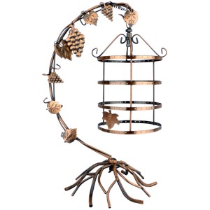 MyGift® 4 Tiers Bird Cage Décor Rotating Table