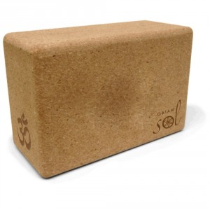 Gaiam Sol Natural Cork Yoga Block