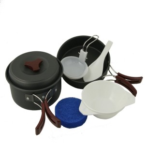 Emergency Zone Lightweight Anodized Aluminum Outdoor Mess Kit