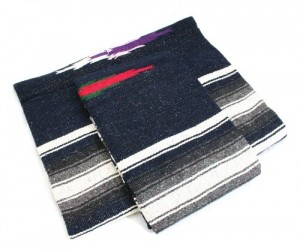 Hand Woven Diamond Mexican Yoga Blankets