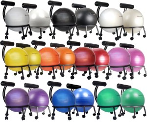 Isokinetics Inc. Brand Balance Exercise Ball Chair