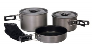 Texsport Black Ice The Scouter Hard Anodized Cook Set