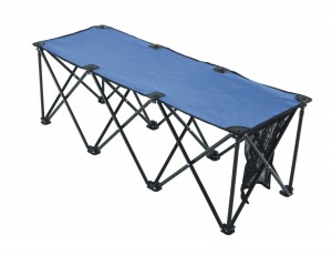 Folding Sports Bench - No more sitting on cold, wet ground
