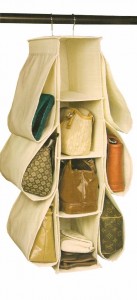 Richards Homewares Hanging Handbag Organizer-Canvas