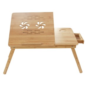 Songmics 100 Bamboo Portable Laptop Desk Table