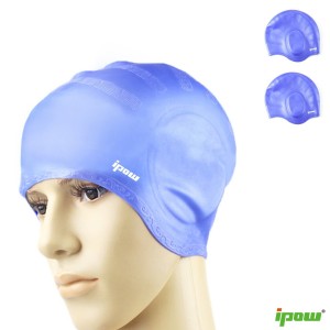 2 Pack,Ipow® premium Waterproof earmuffs Silicone Swim Cap