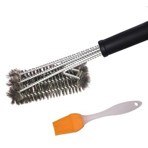BBQ Grill Brush - Make cleaning easier and enjoy happy barbecuing