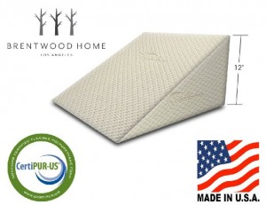 Brentwood Therapeutic Foam Bed Wedge Sleep Pillow