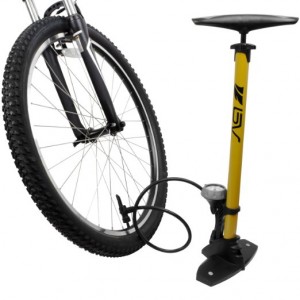 Floor Bike Pump - Pump your tires up with less effort