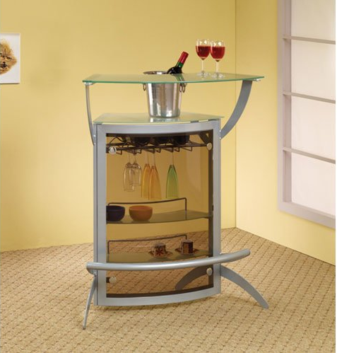 Coaster Home Furnishings 100135 Contemporary Bar Unit