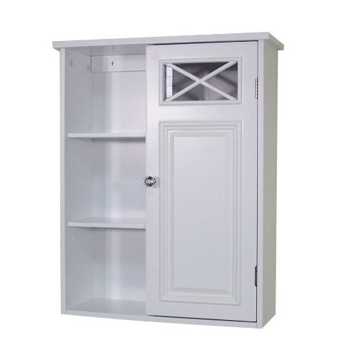 Elegant Home Fashions Dawson Collection Shelved Wall Cabinet