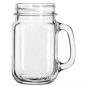 Libbey Drinking Jar with Handle