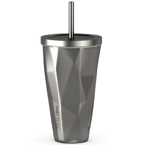 Stainless Steel Cup With Straw