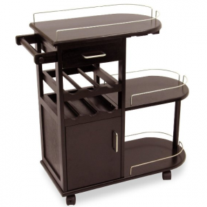 Winsome Wood Entertainment Cart, Espresso