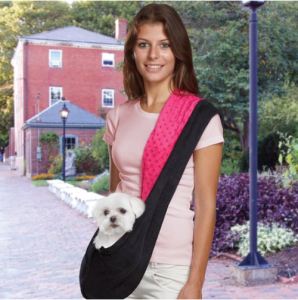 East Side Collection Polyester Reversible Sling Dog Carrier
