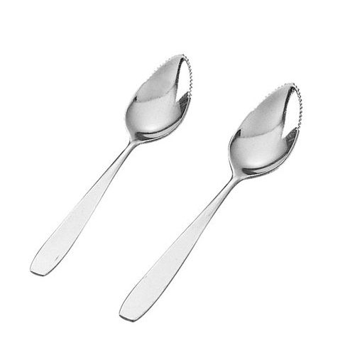 Set of 2 - Stainless Steel Thick Grapefruit Spoon