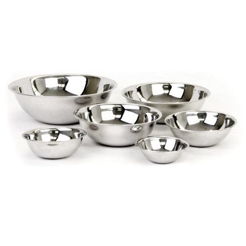 ChefLand (Set of 6) Mixing Bowls Standard Weight Stainless Steel