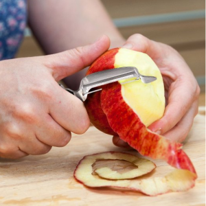 Kitchen Eze Stainless Steel Swivel Vegetable Peeler