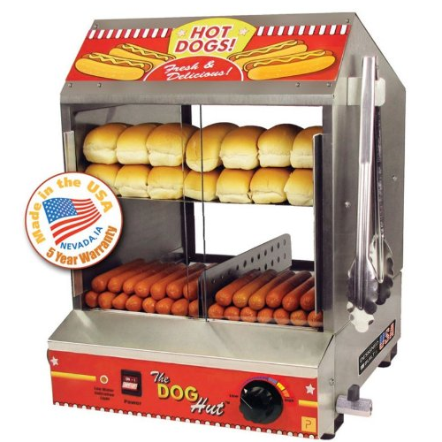 The Dog Hut Hotdog Steamer