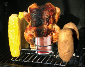 Beer Can Chicken Rack - Change the method of chicken cooking