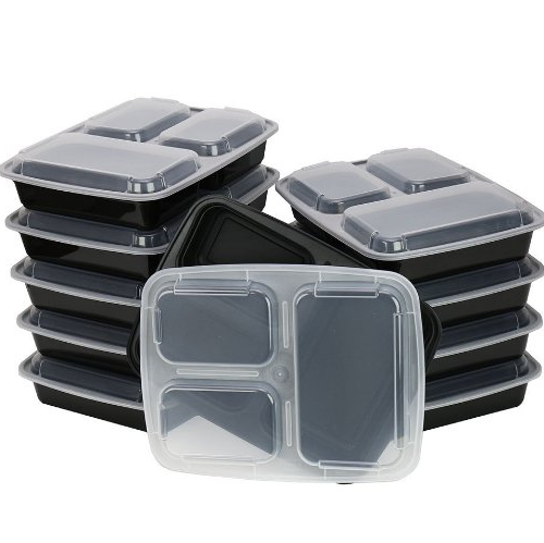 ChefLand 3-Compartment Microwave Safe Food Container