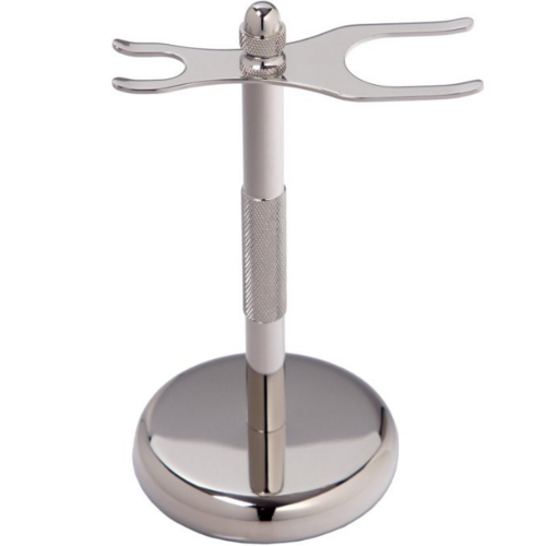 Escali Deluxe Chrome Razor and Brush Stand