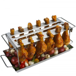 Chicken Leg Rack - Evenly cooked chicken legs every time
