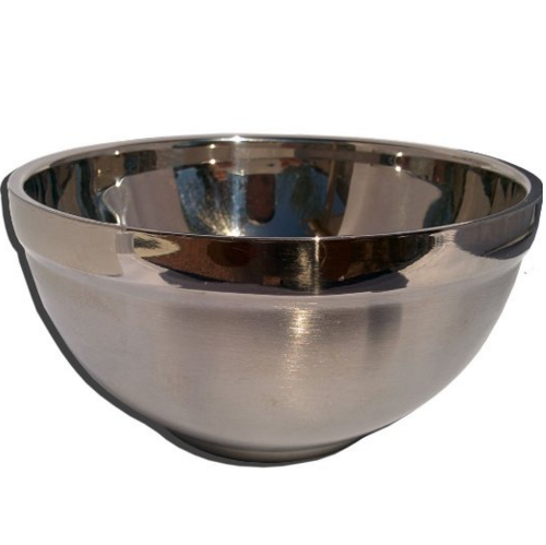 Insulated Extra Large Stainless Steel Shaving Bowl