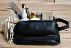 Leather Toiletry Bag - A must have for any man that travels