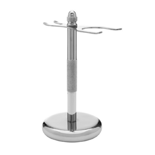 Magnus Chrome Razor and Brush Stand