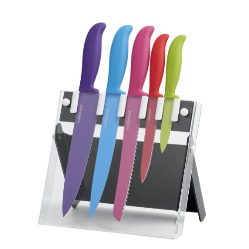 Farberware 6pc Classic Color Series Non-Stick Resin Knife Set