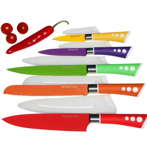 World Class Colored Kitchen Knife Set