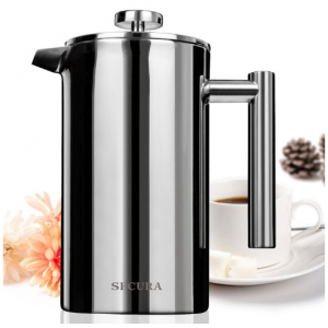 Secura Stainless Steel French Press Coffee Maker