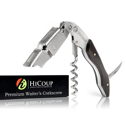 Ebony Wood Waiter's Corkscrew by HiCoup