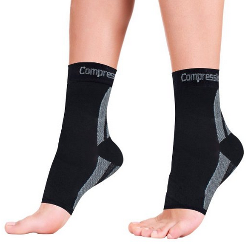 Foot Sleeves (1 Pair) Best Plantar Fasciitis Compression