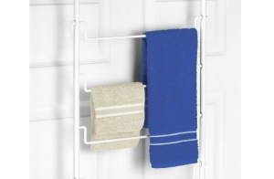 Over The Door Towel Rack - Simple solution for extra hanging storage space