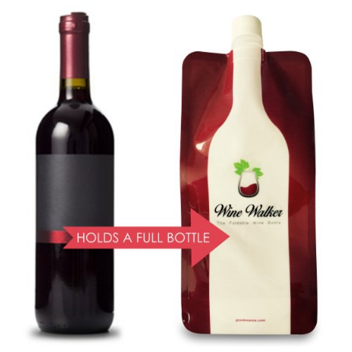 Wine Walker Portable Wine Bag Flask